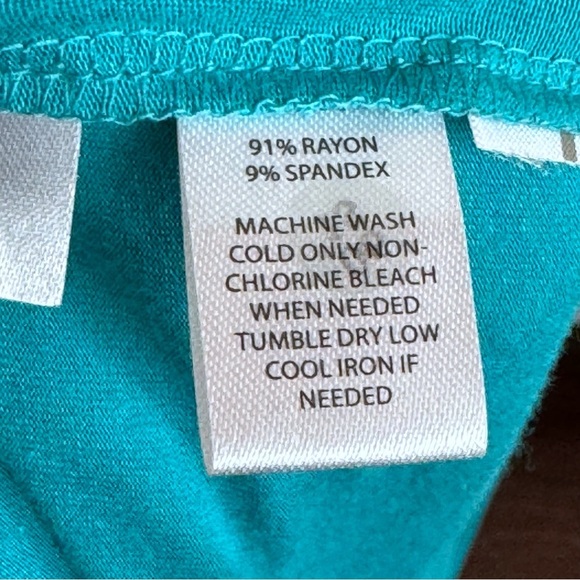 LOFT Turquoise Sleeveless Maxi Dress - Picture 12 of 14